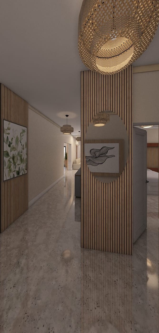 Mid-century hall