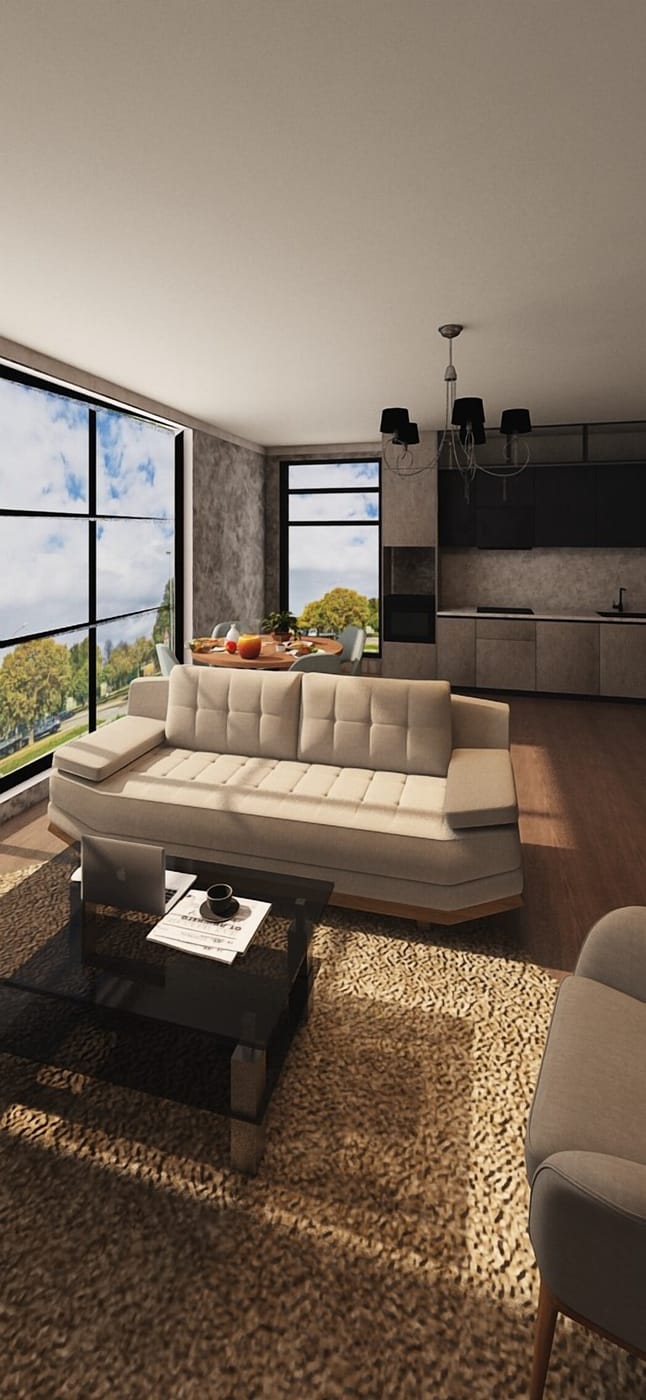 Contemporary living room
