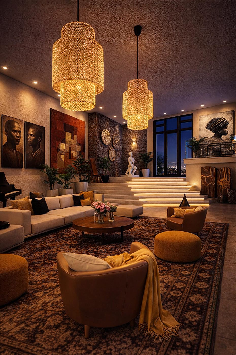 Boho living room