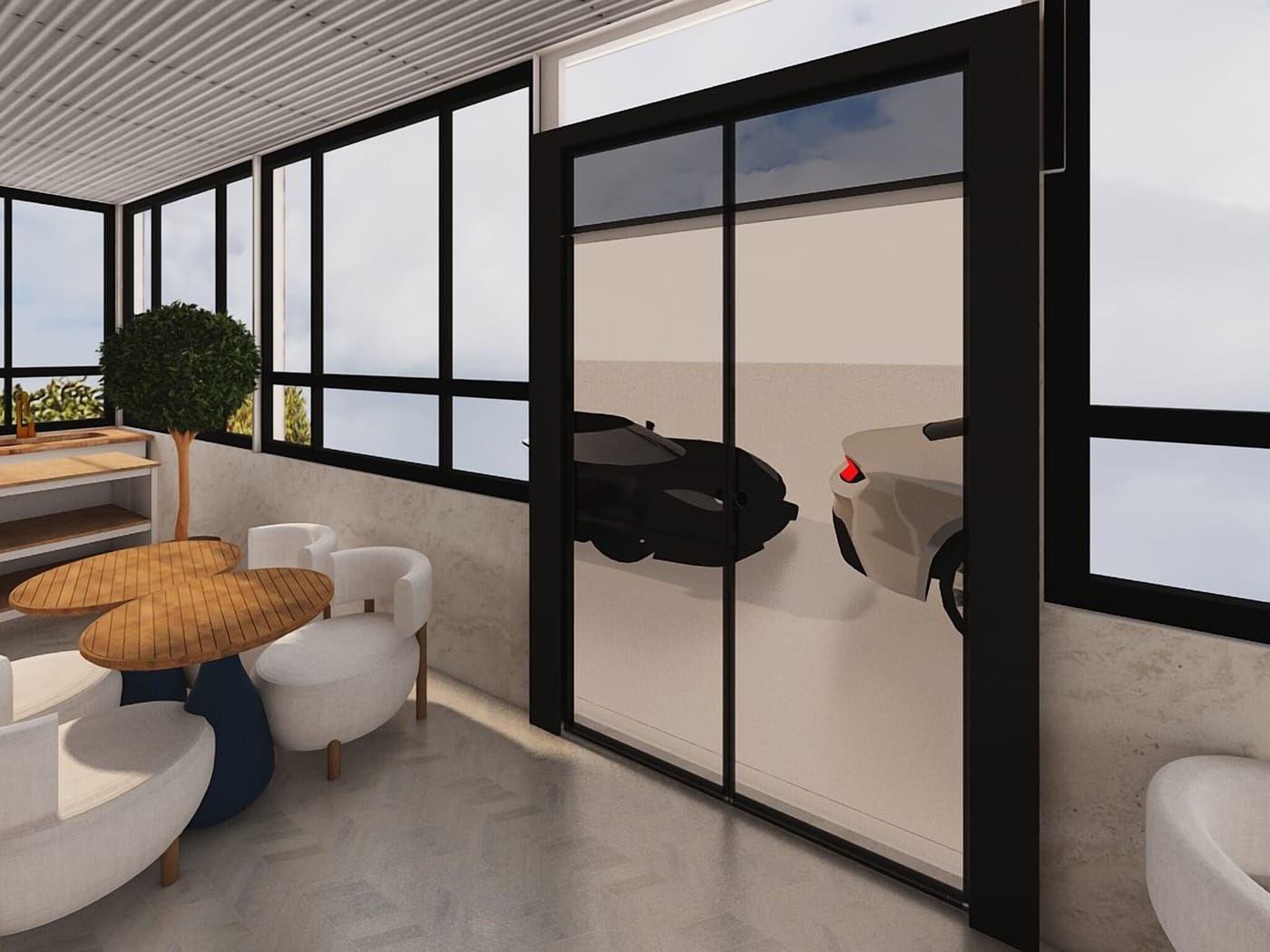 Mid-century dining room
