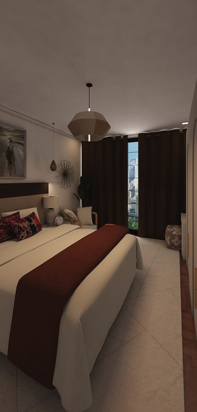 Contemporary bedroom