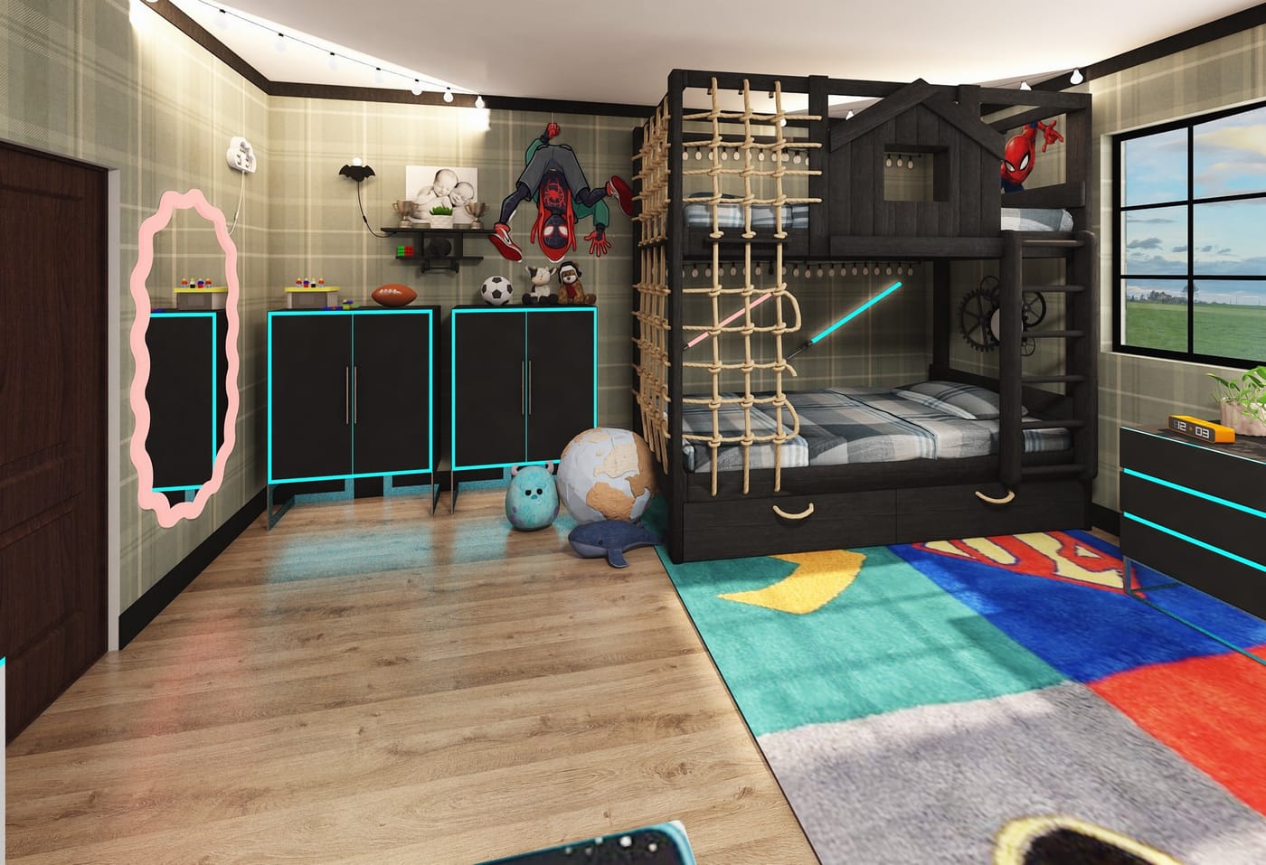 Scandinavian kids room