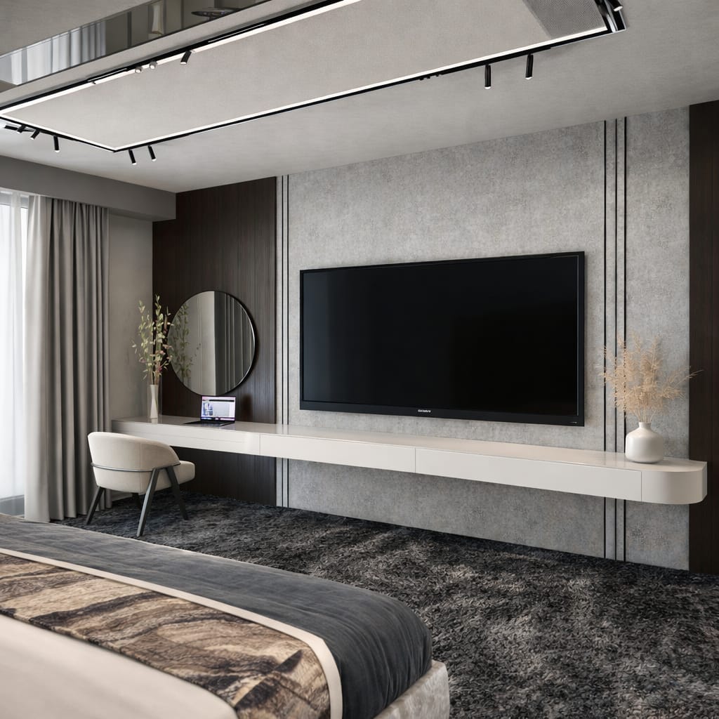 Mid-century bedroom