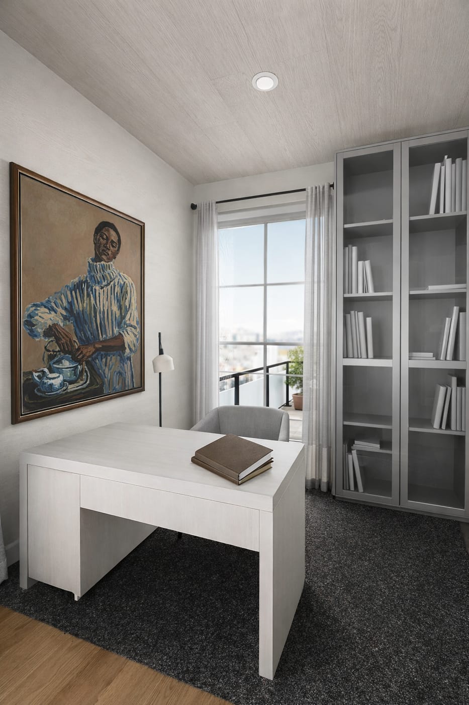 Mid-century home office