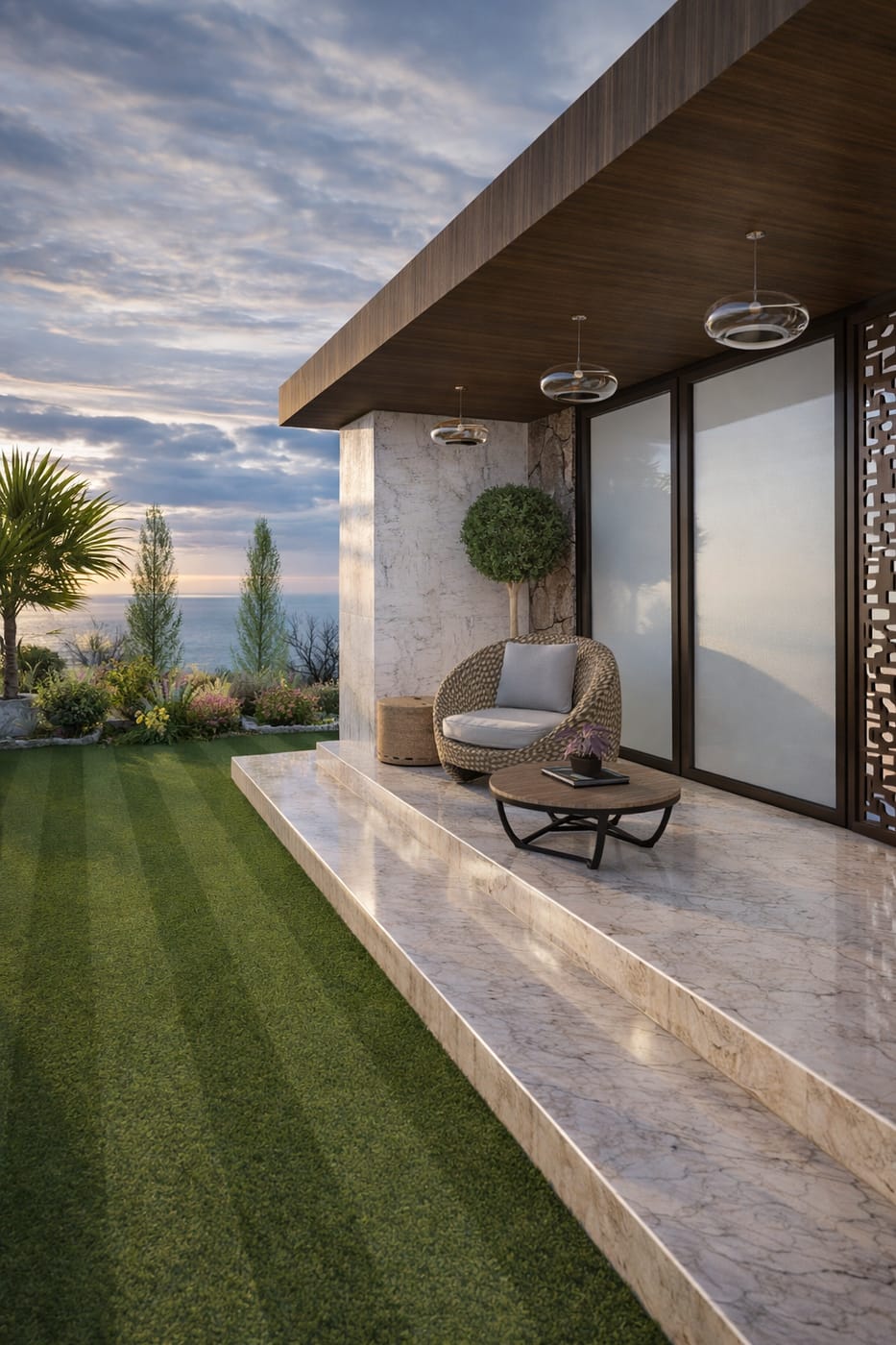 Traditional outdoor space