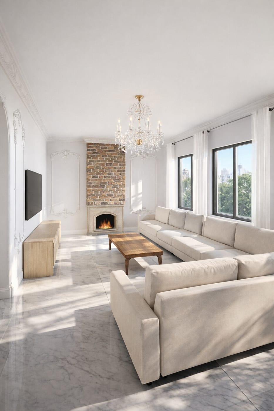 Traditional living room