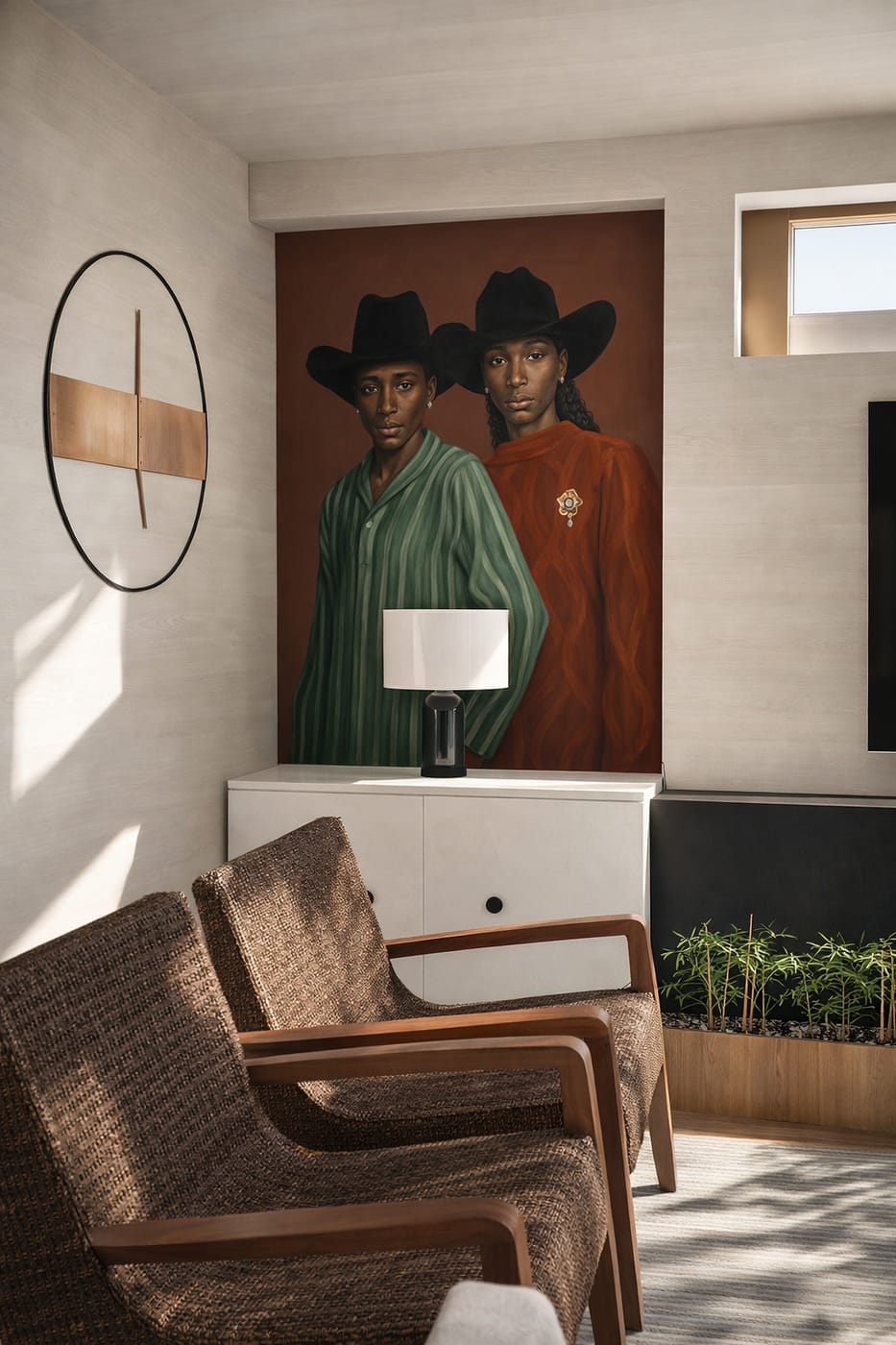 Mid-century living room