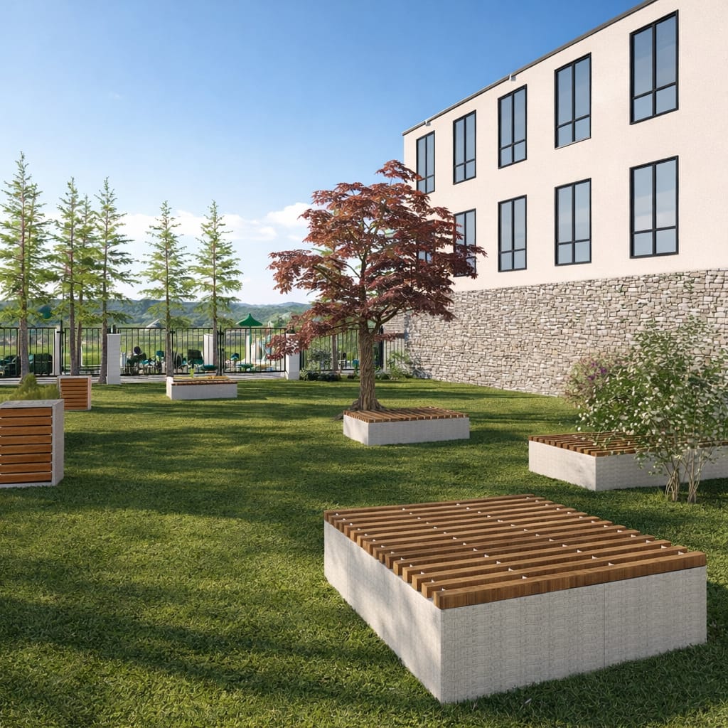 Traditional outdoor space