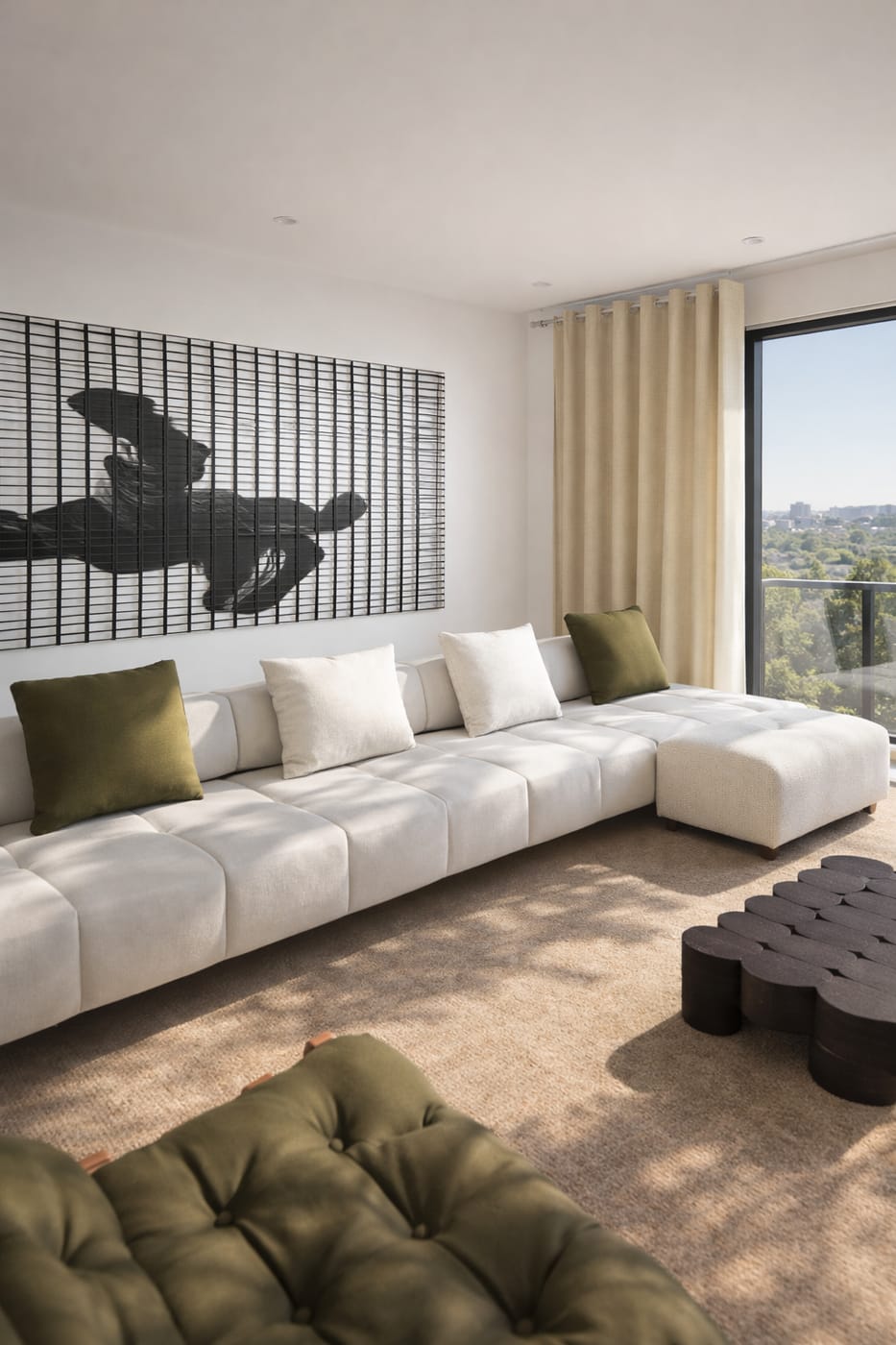 Mid-century living room