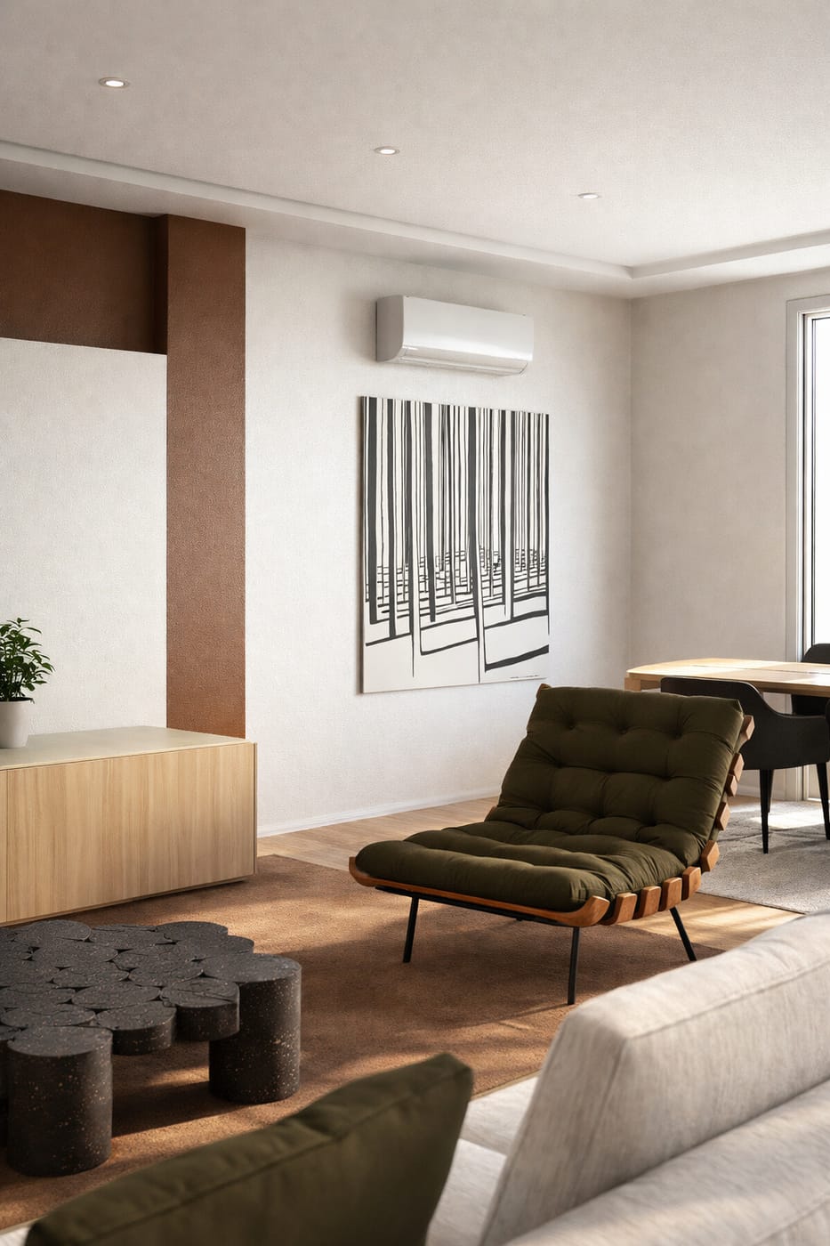 Contemporary living room