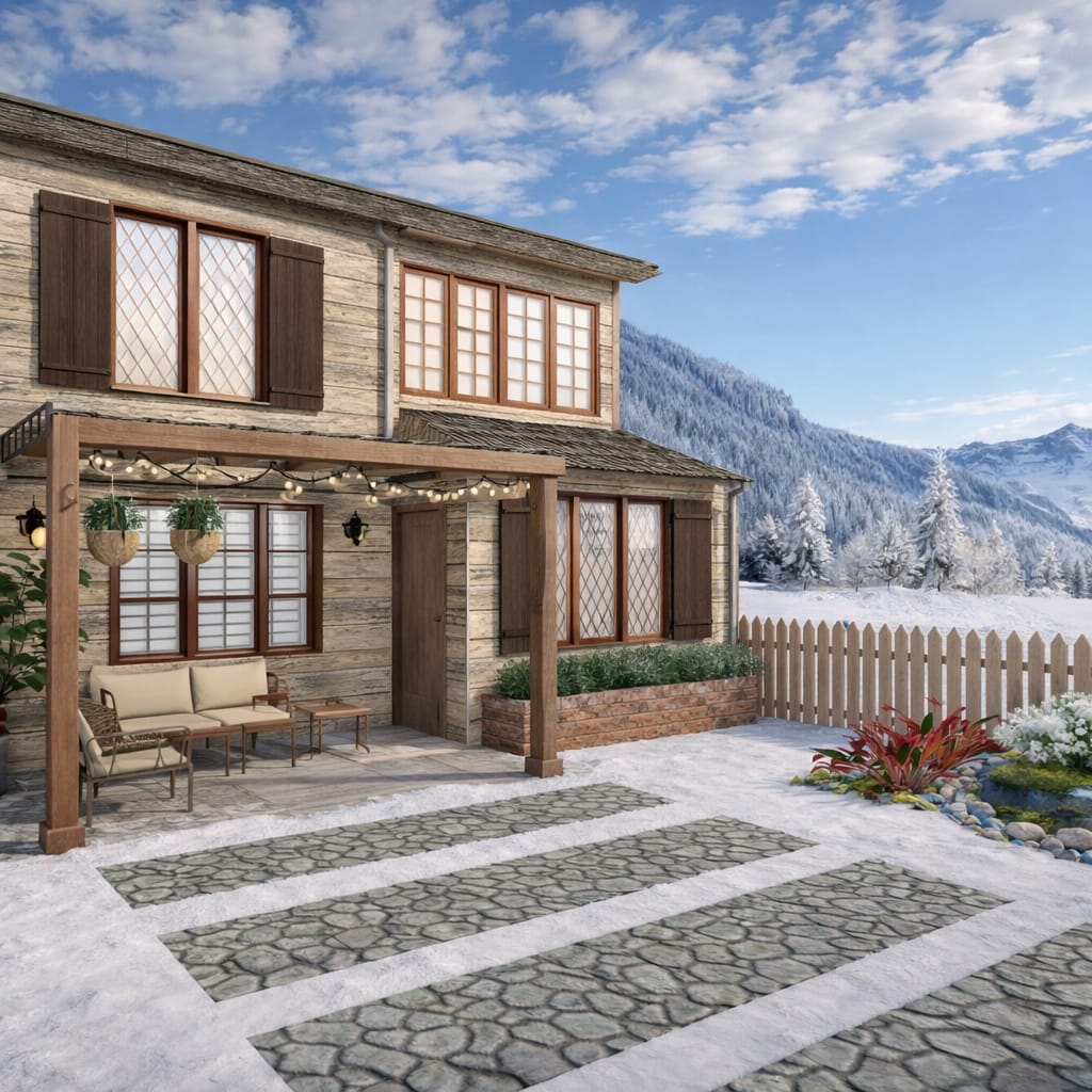Traditional outdoor space