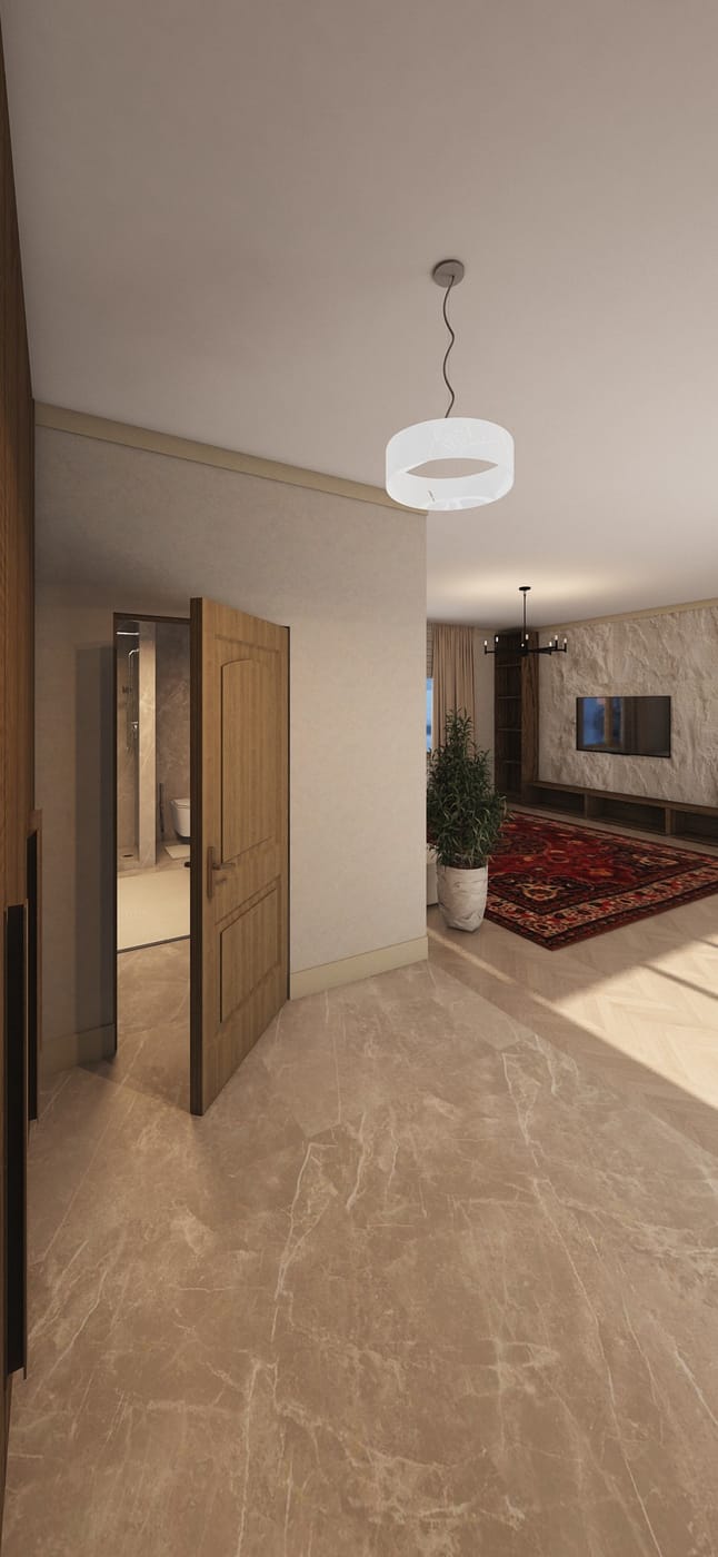 Mid-century living room