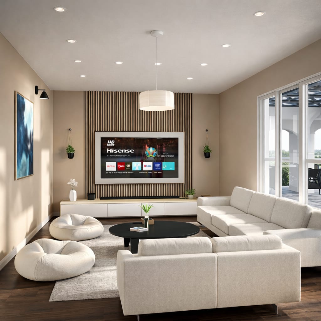 Mid-century living room