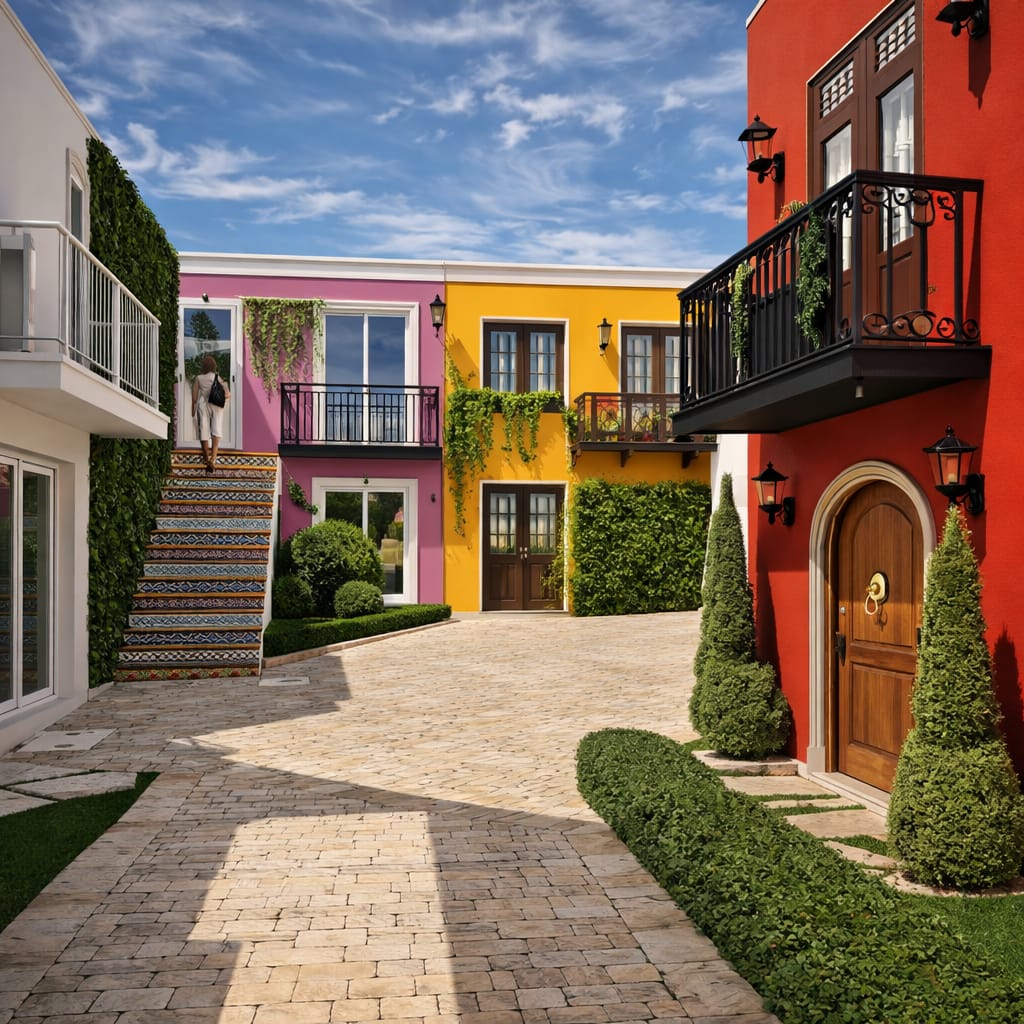 Traditional outdoor space