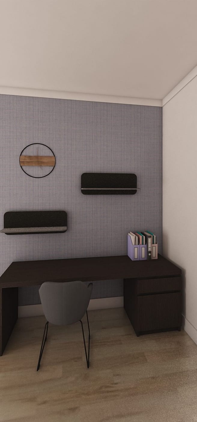 Mid-century home office