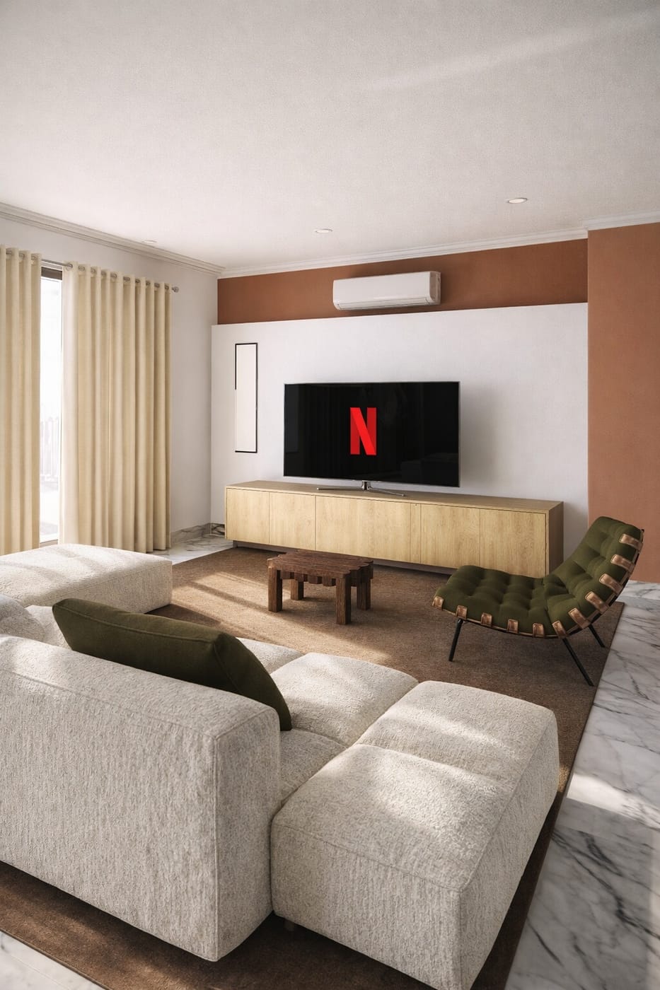 Contemporary living room