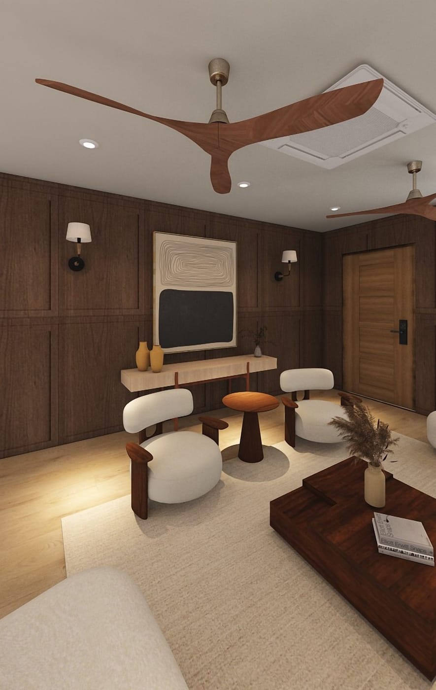 Mid-century living room