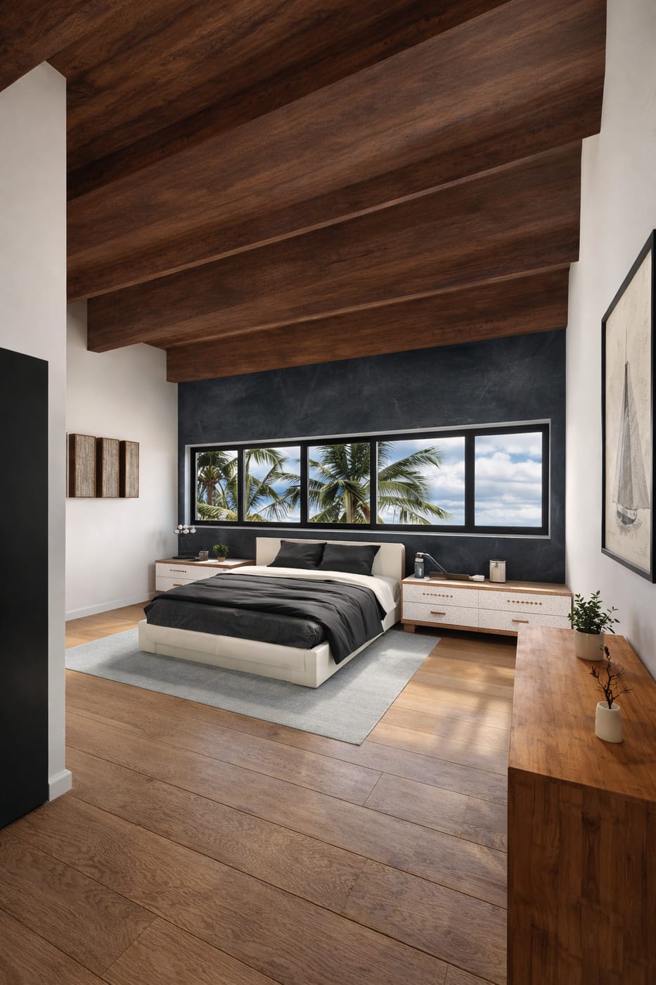 Mid-century bedroom