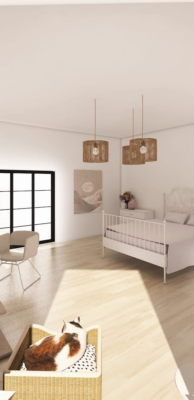 Traditional bedroom