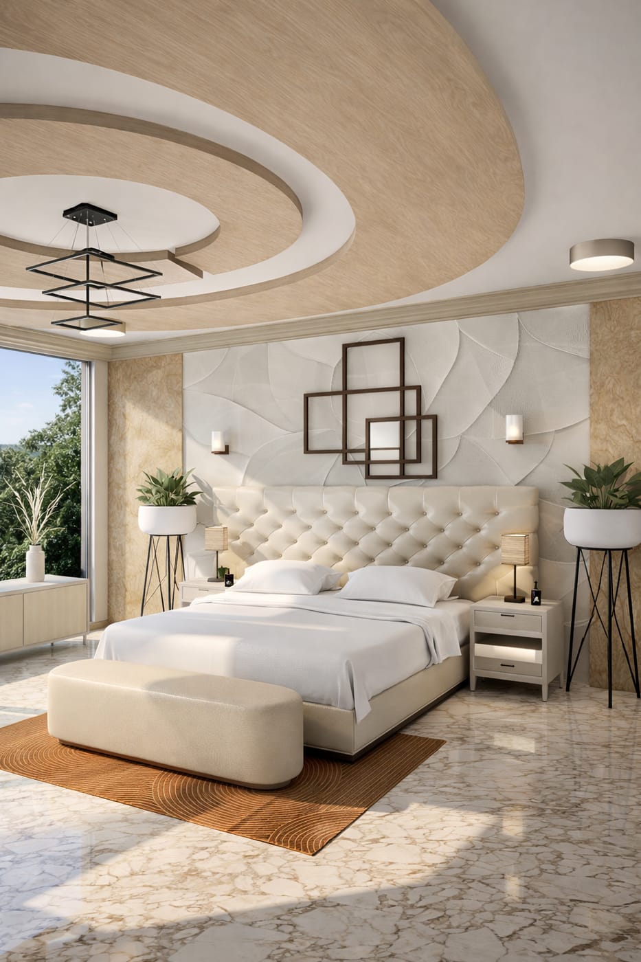 Contemporary bedroom
