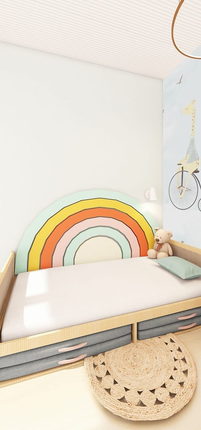 Boho kids room