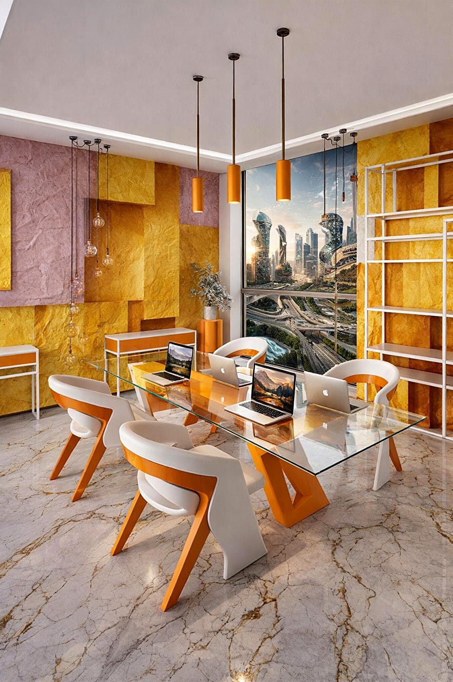 Mid-century home office