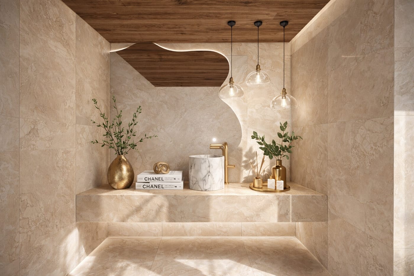 Contemporary bathroom