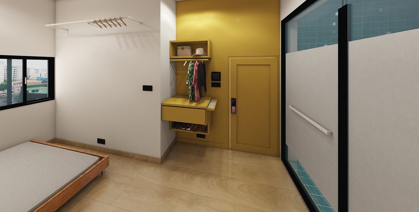 Contemporary bedroom
