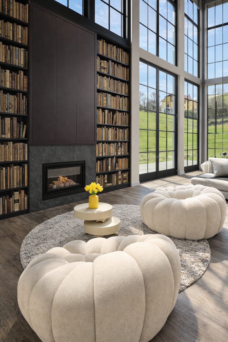 Mid-century living room
