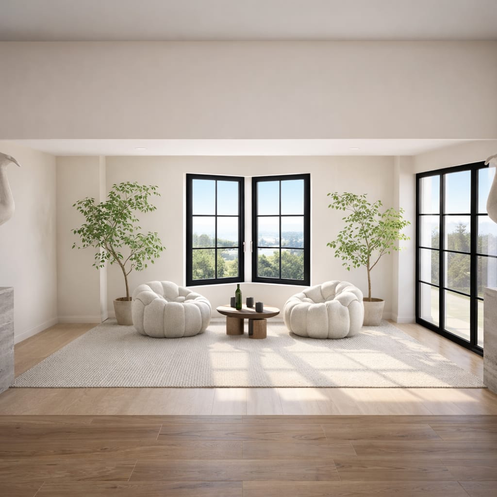 Mid-century living room