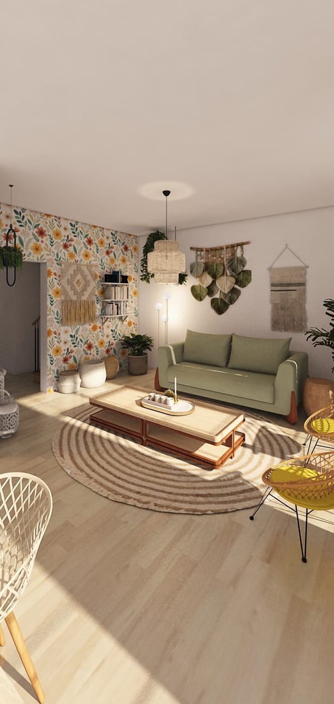 Boho living room