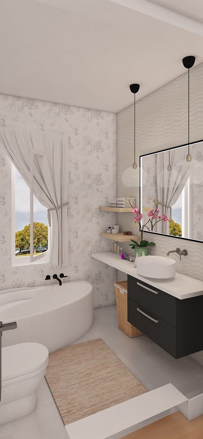Scandinavian bathroom