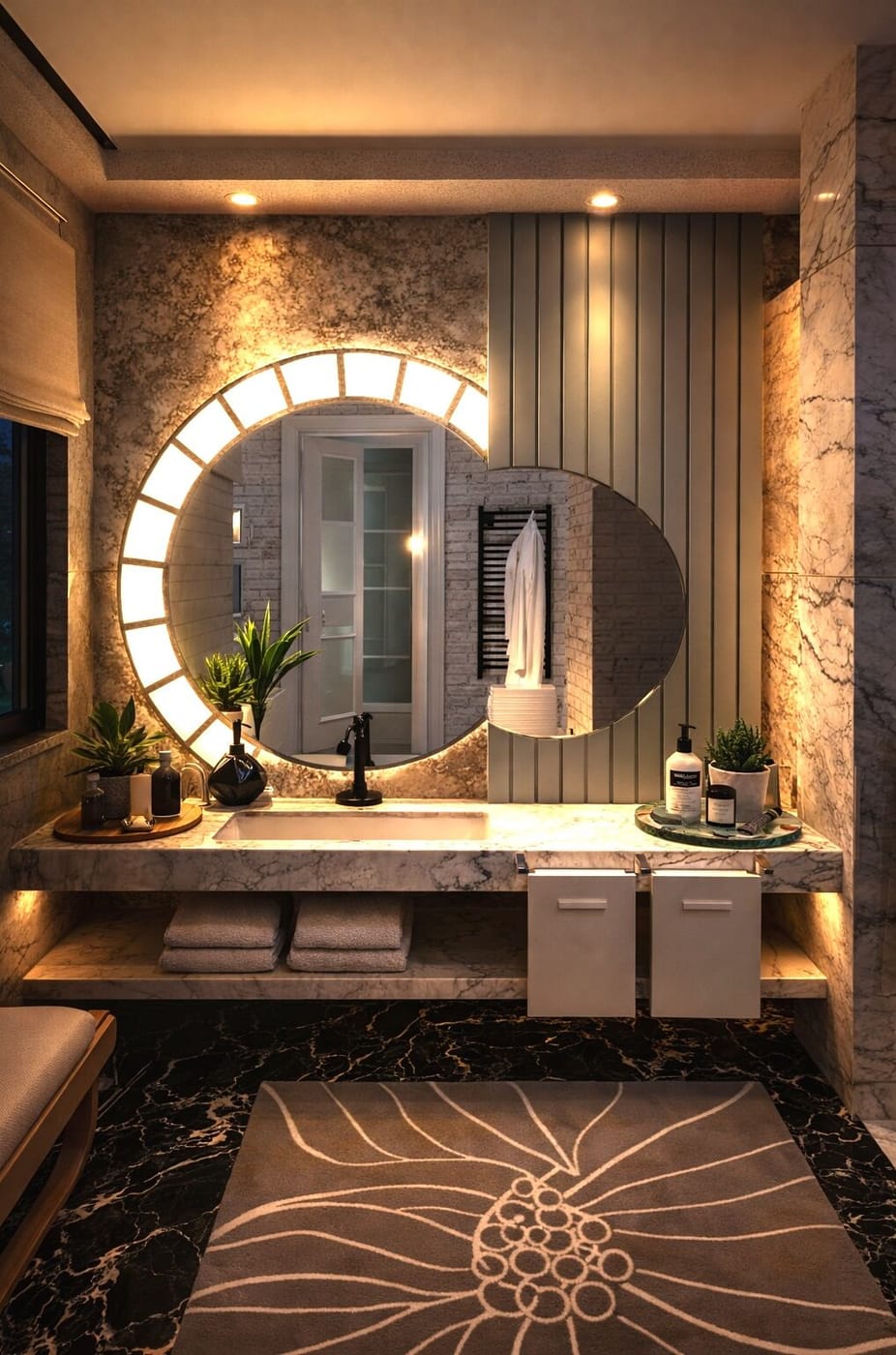 Mid-century bathroom