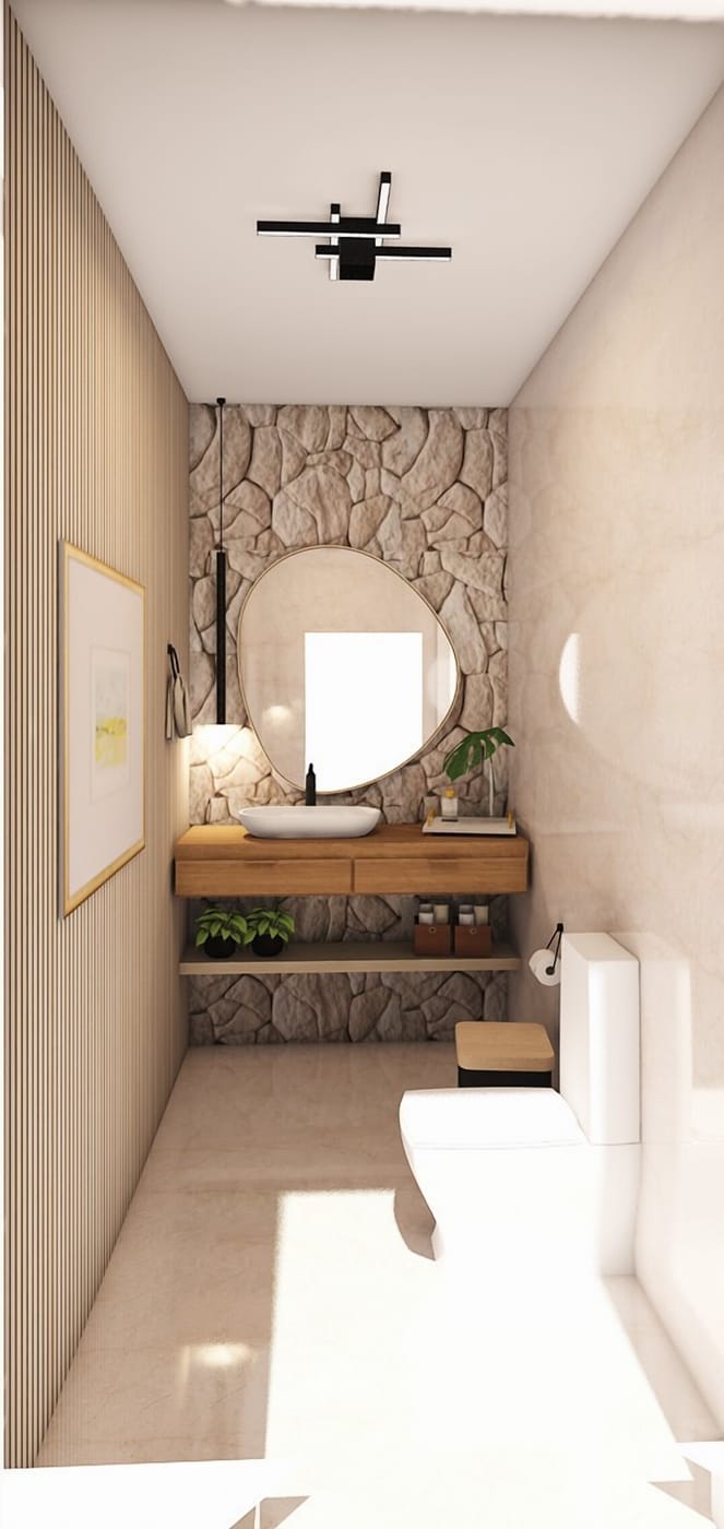 Mid-century bathroom