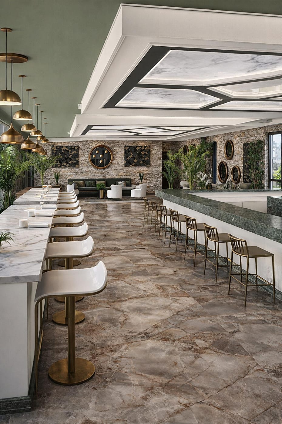 Mid-century cafe