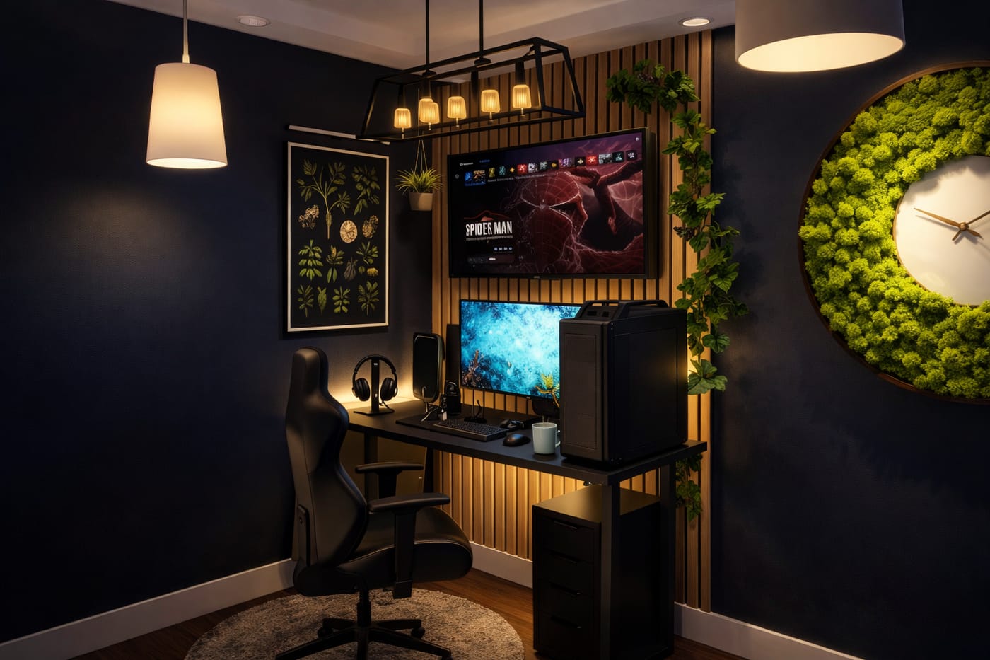 Mid-century home office