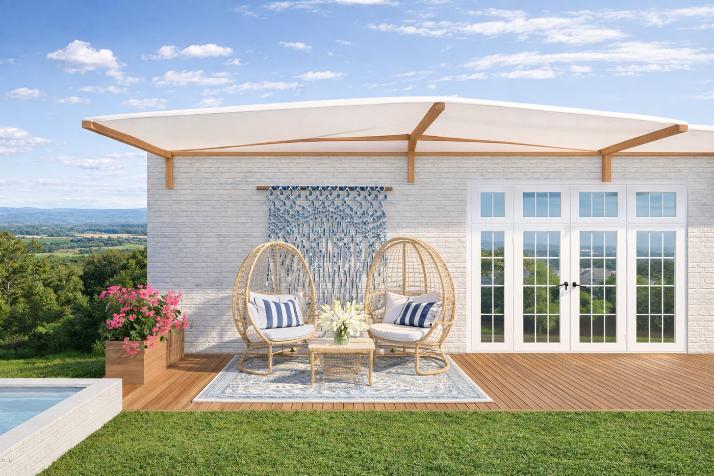 Mediterranean outdoor space