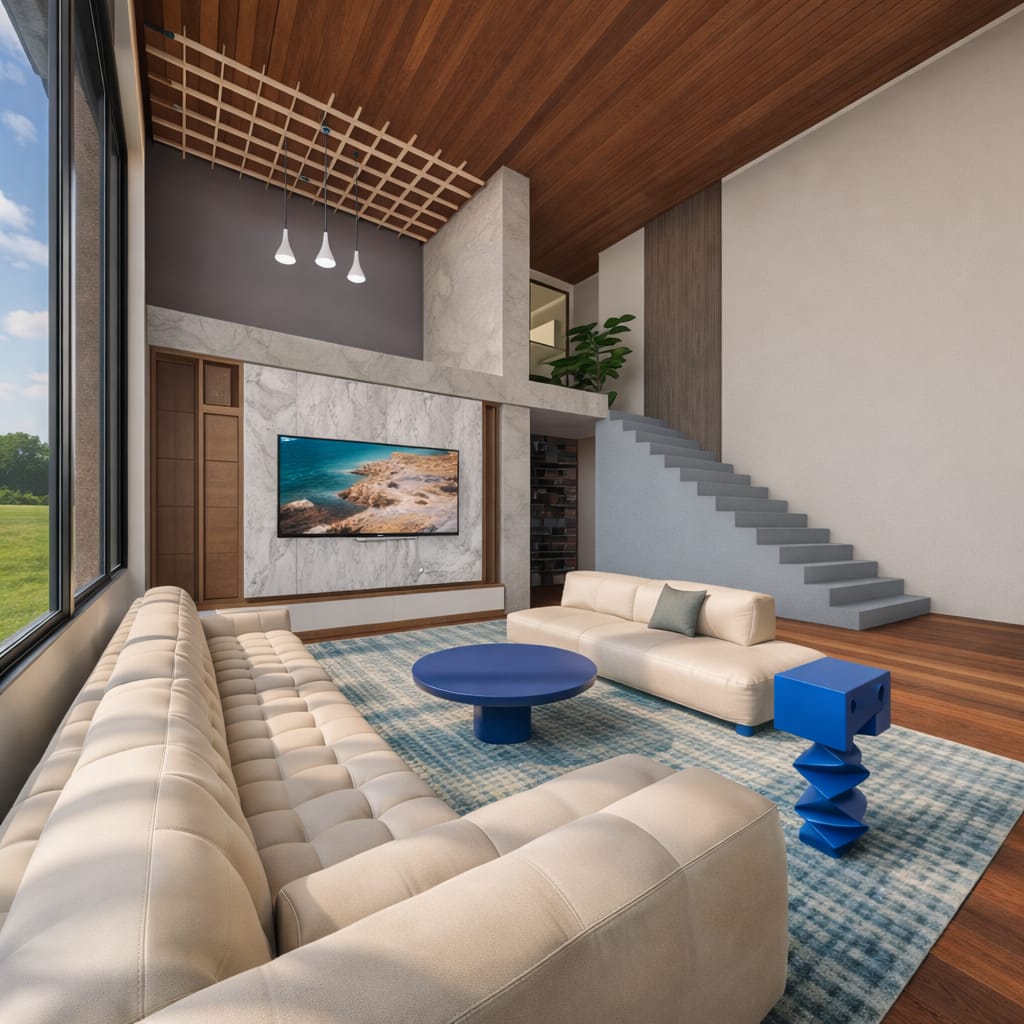 Contemporary living room