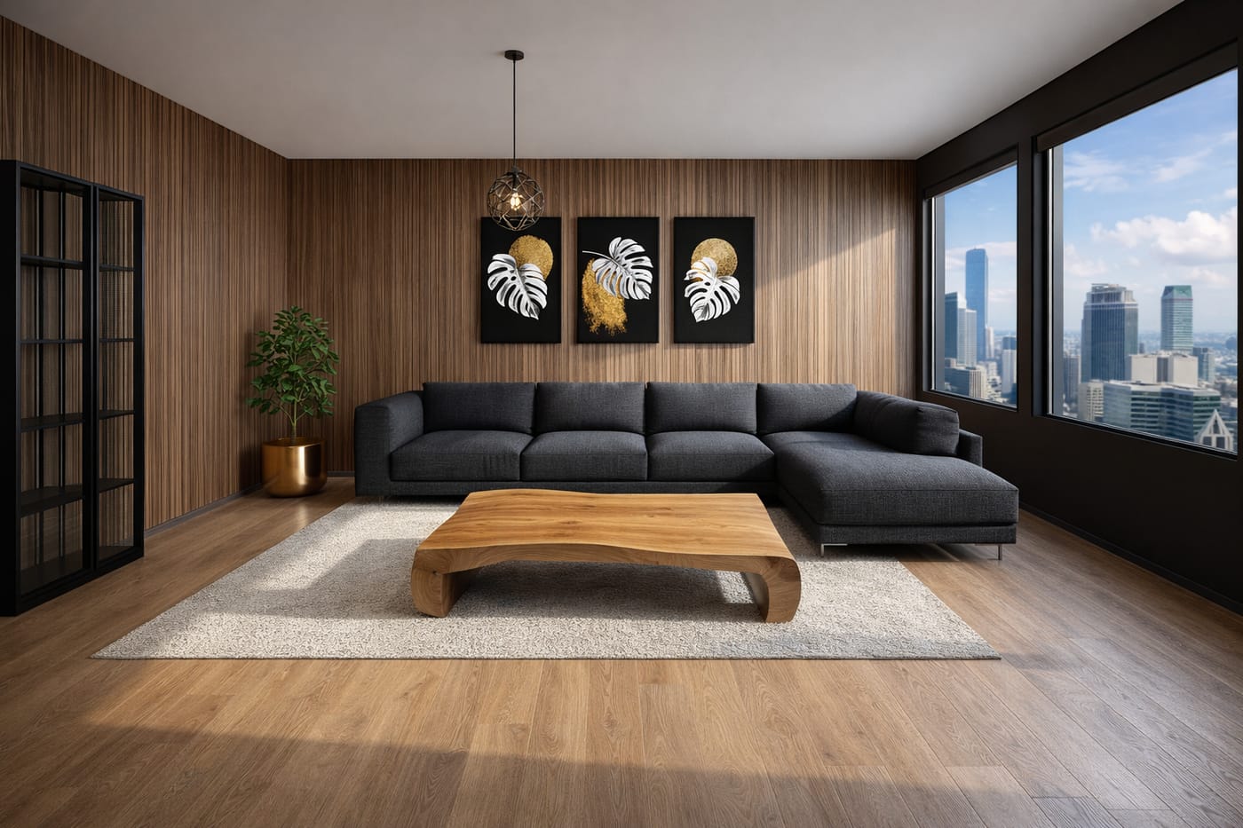 Mid-century living room