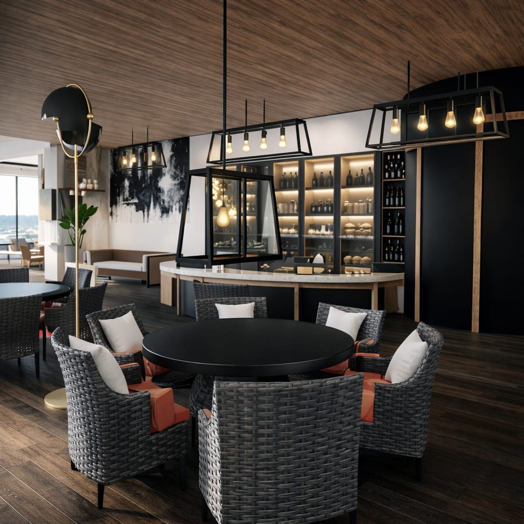 Mid-century cafe