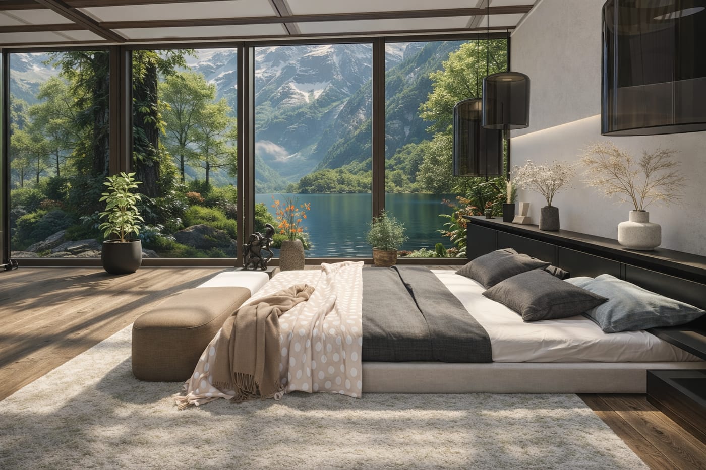 Traditional bedroom