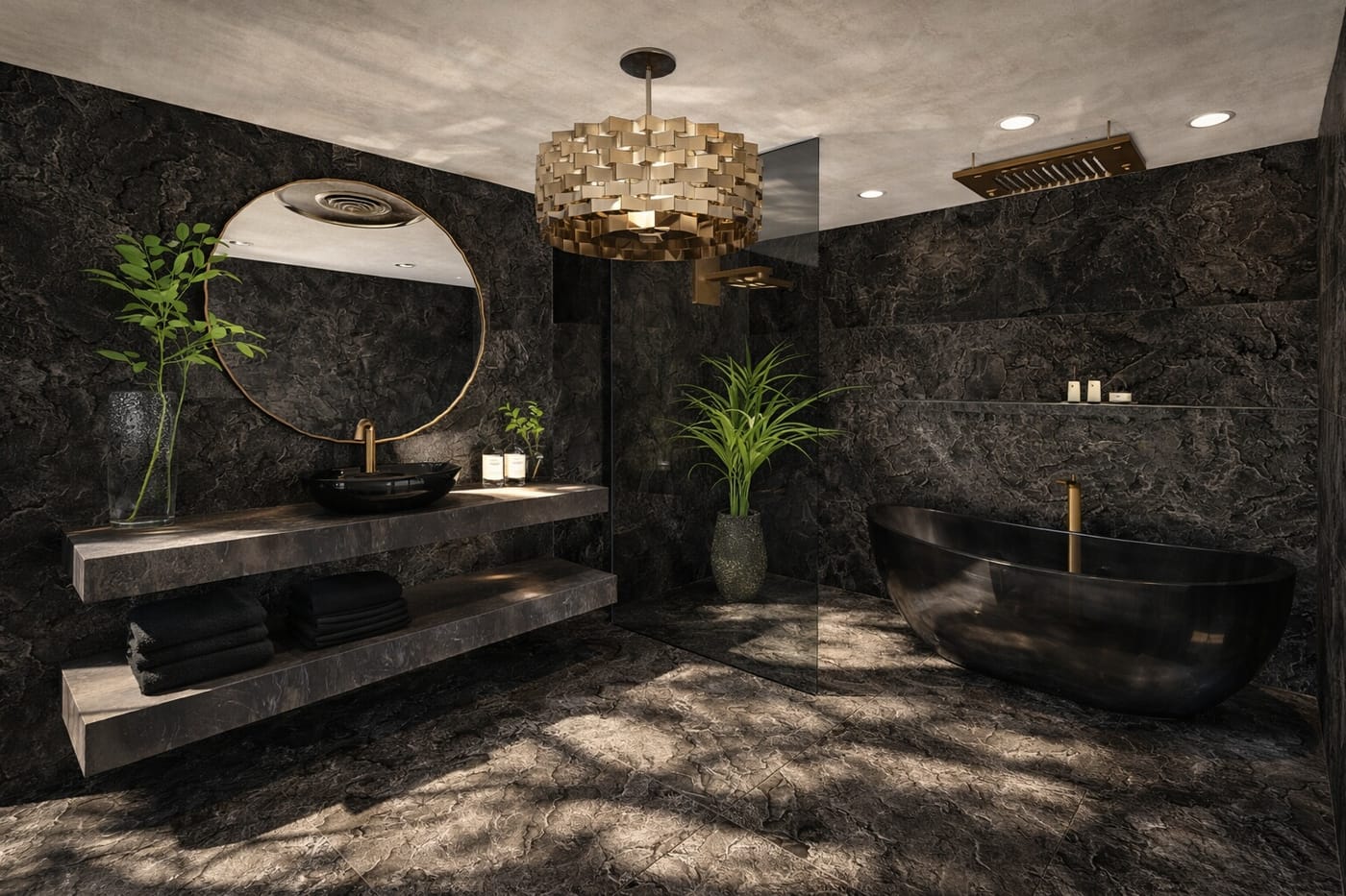 Contemporary bathroom