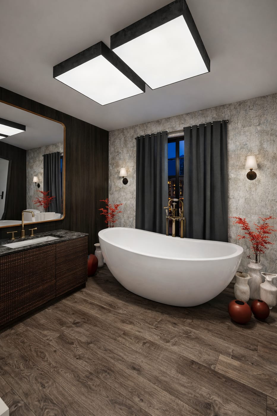 Mid-century bathroom