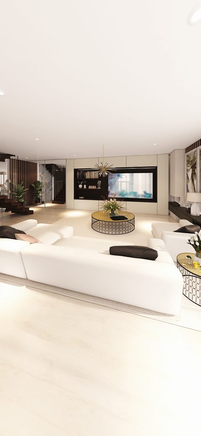 Mid-century living room