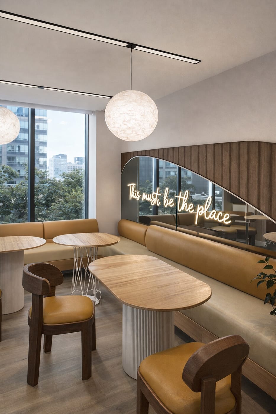 Mid-century cafe