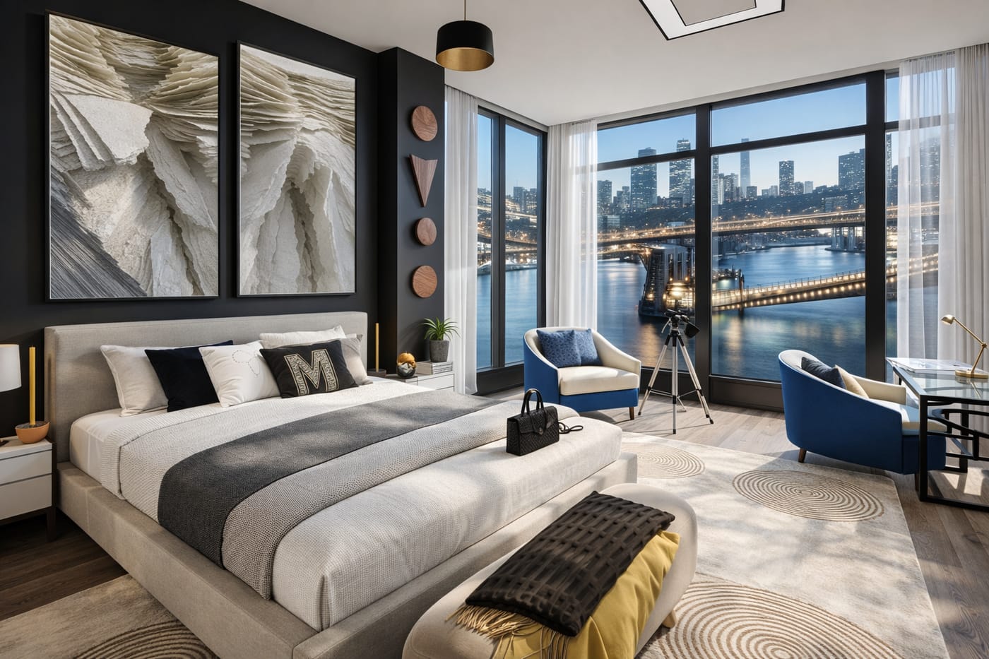 Contemporary bedroom
