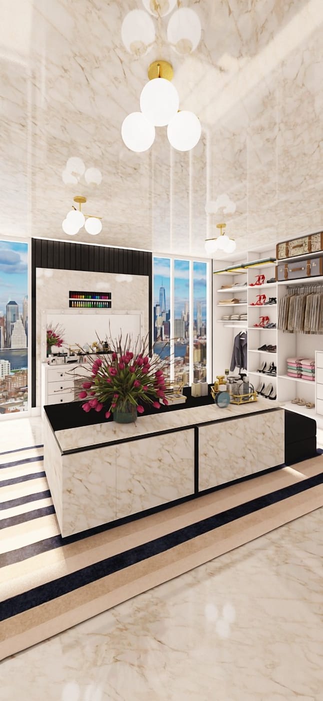 Mid-century closet
