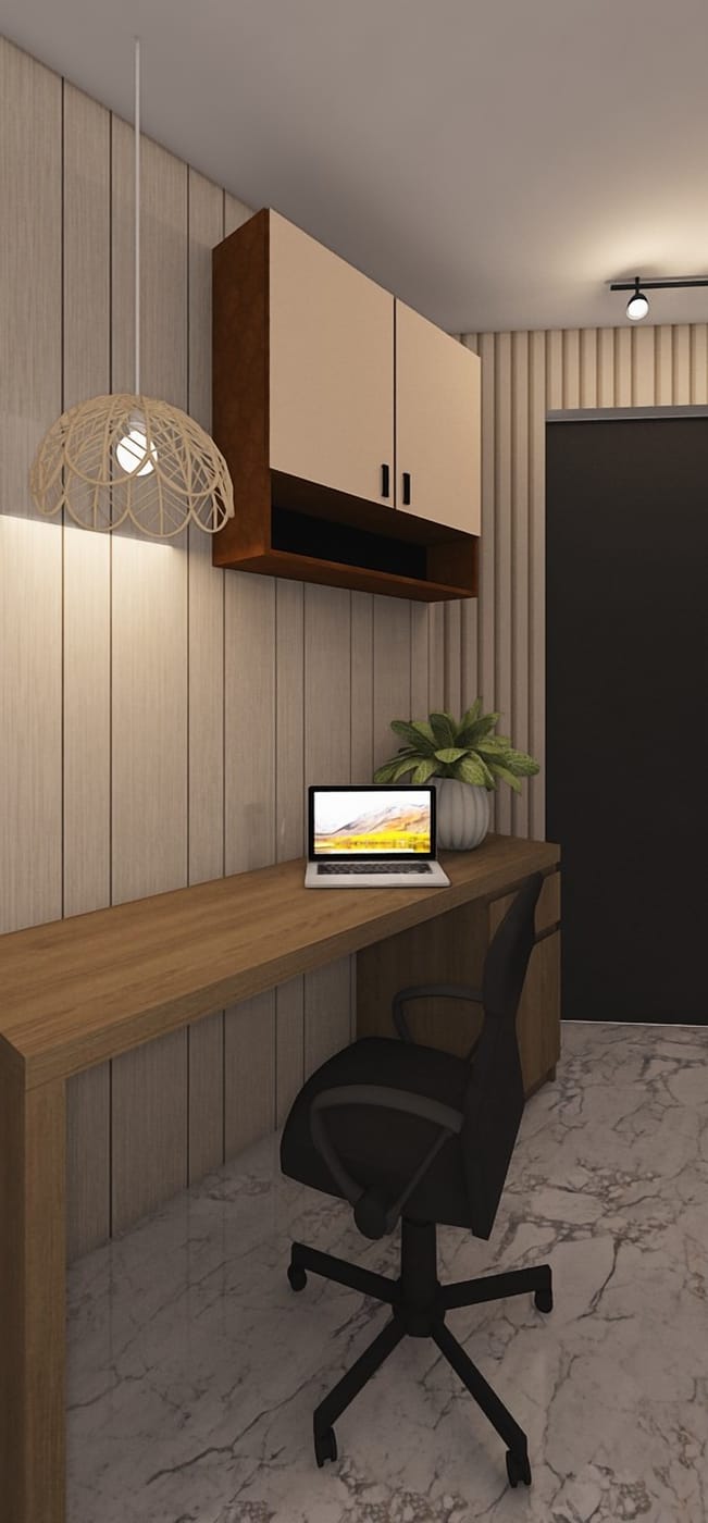 Mid-century home office