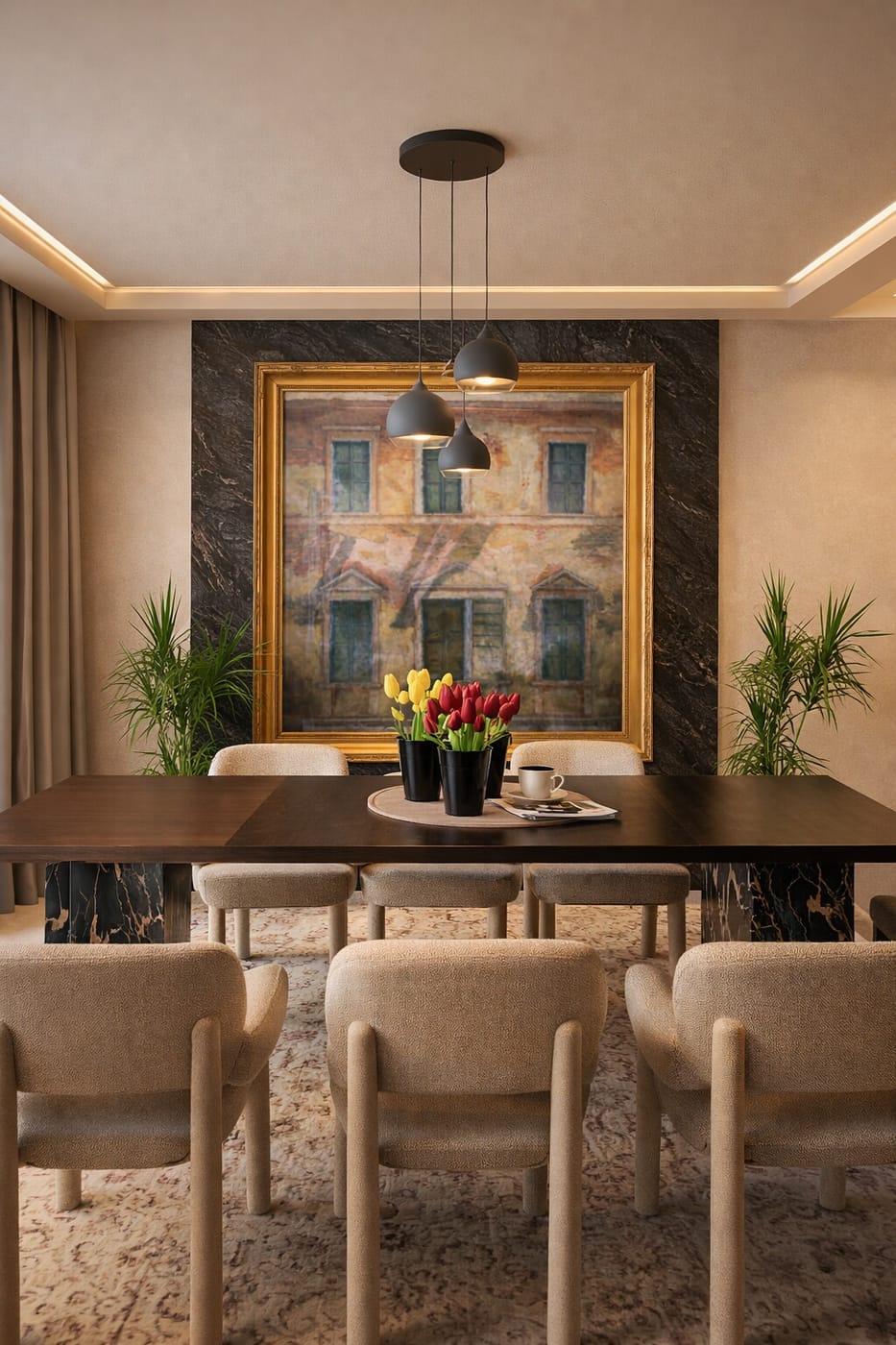 Mid-century dining room