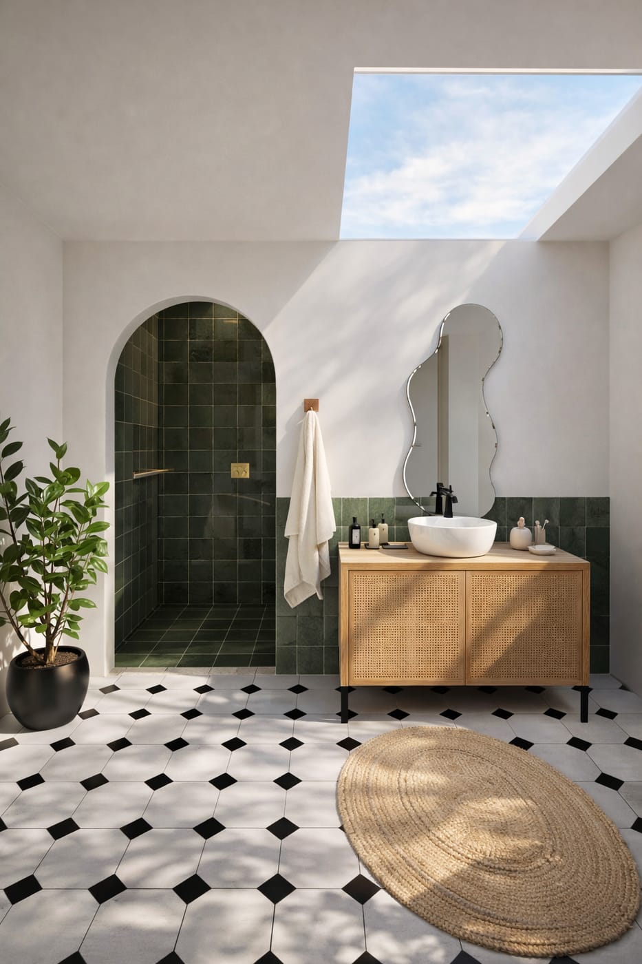 Mid-century bathroom